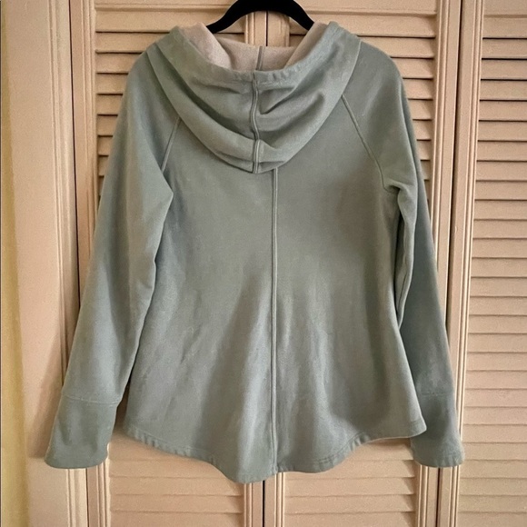 ATHLETIC WORKS, TEAL HOODIE. SIZE 8/10. - Picture 2 of 3